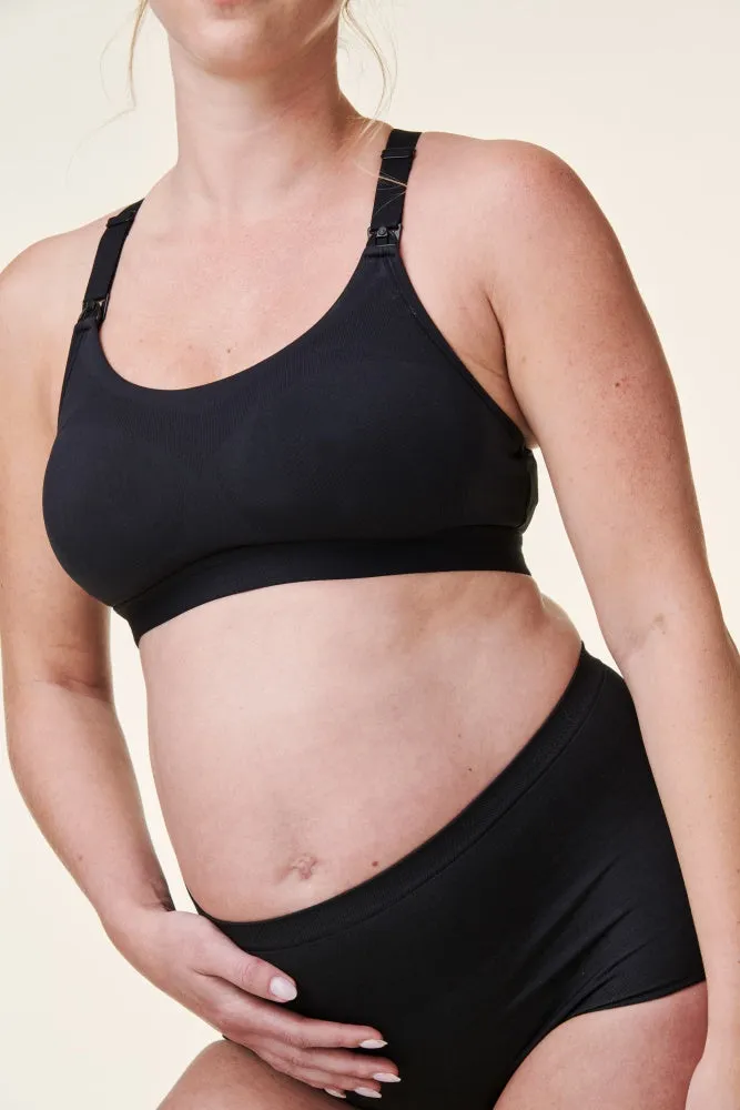 Black Bravado Designs Tranquil Maternity & Nursing Low Impact Sports Bra sold by Pinkblush product image thumbnail 5