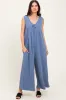 Blue Vintage Denim Sleeveless Baggy Fit Jumpsuit sold by Pinkblush