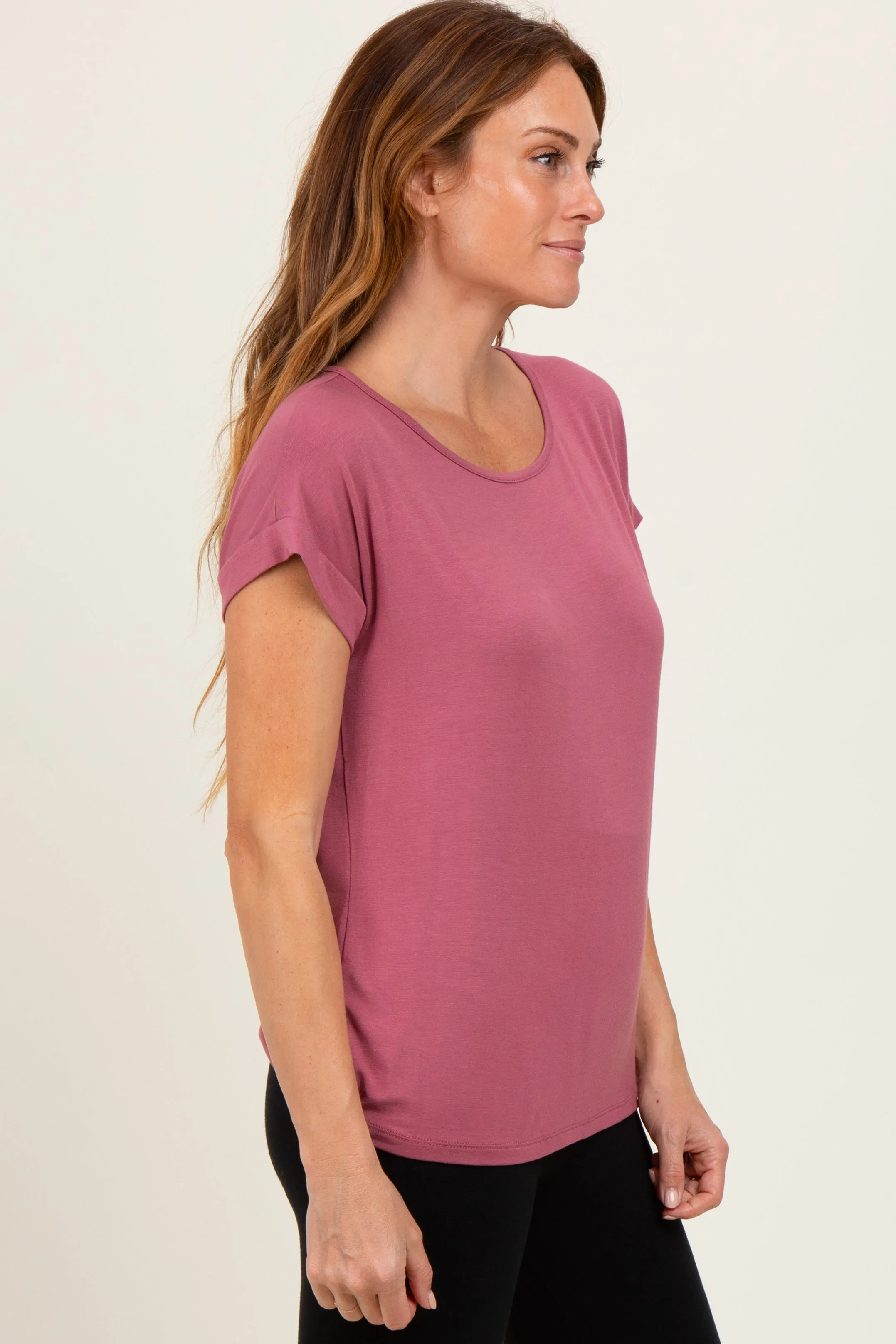 Mauve Key Hole Back Detail Top sold by Pinkblush product image thumbnail 3