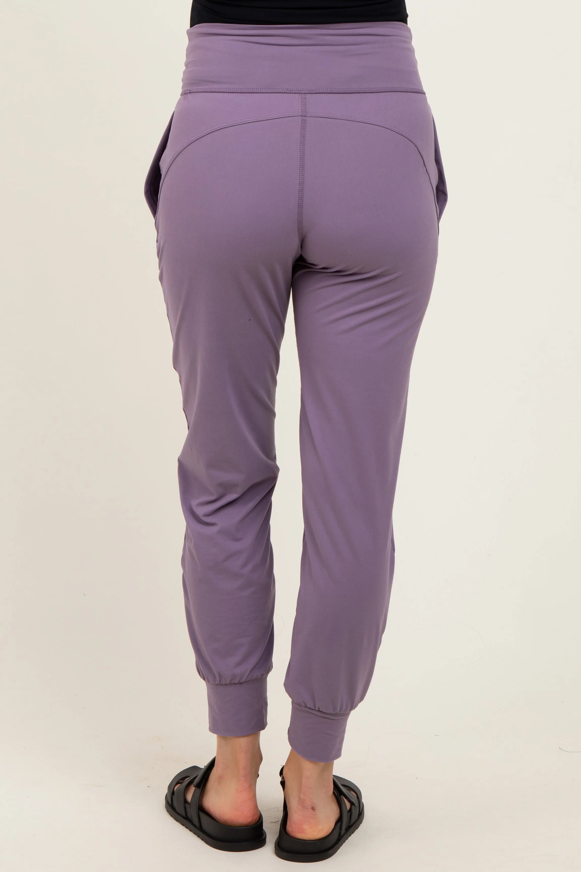 Lavender Maternity Joggers sold by Pinkblush product image thumbnail 5
