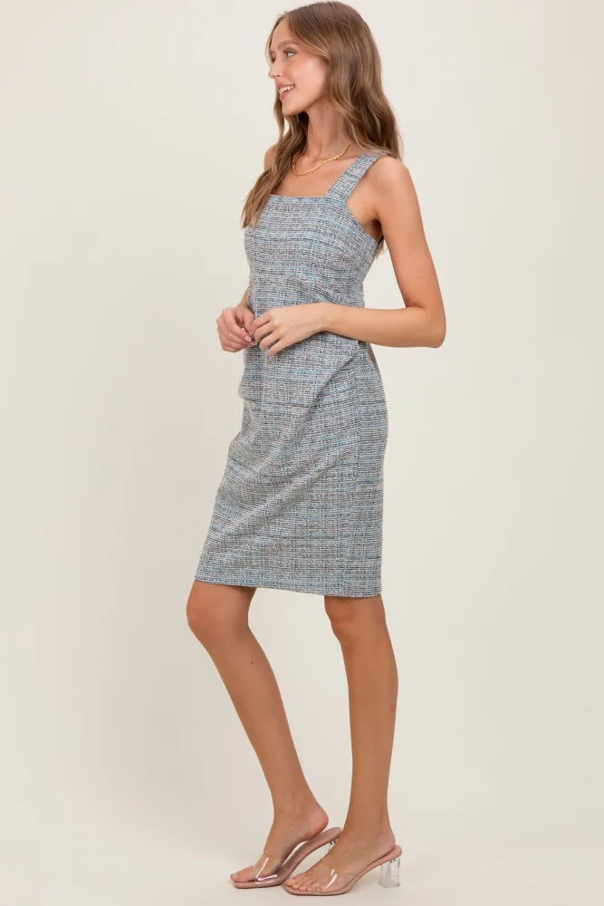 Blue Sleeveless Knit Dress sold by Pinkblush product image thumbnail 2