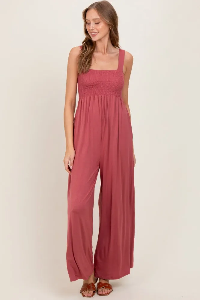 Pink Sleeveless Wide Leg Jumpsuit sold by Pinkblush product image thumbnail 2