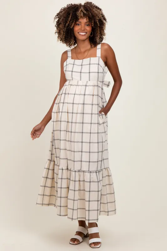 The Seersucker Maxi Dress in Red | Parallel