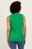 Green Textured Knit Sleeveless Top sold by Pinkblush