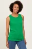 Green Textured Knit Sleeveless Top sold by Pinkblush