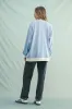 Blue Striped Pullover Top sold by Pinkblush