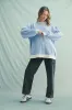 Blue Striped Pullover Top sold by Pinkblush