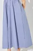 Blue Polka Dot Shoulder Tie Midi Dress sold by Pinkblush