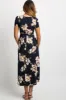 PinkBlush Navy Blue Floral Hi-Low Wrap Dress sold by Pinkblush
