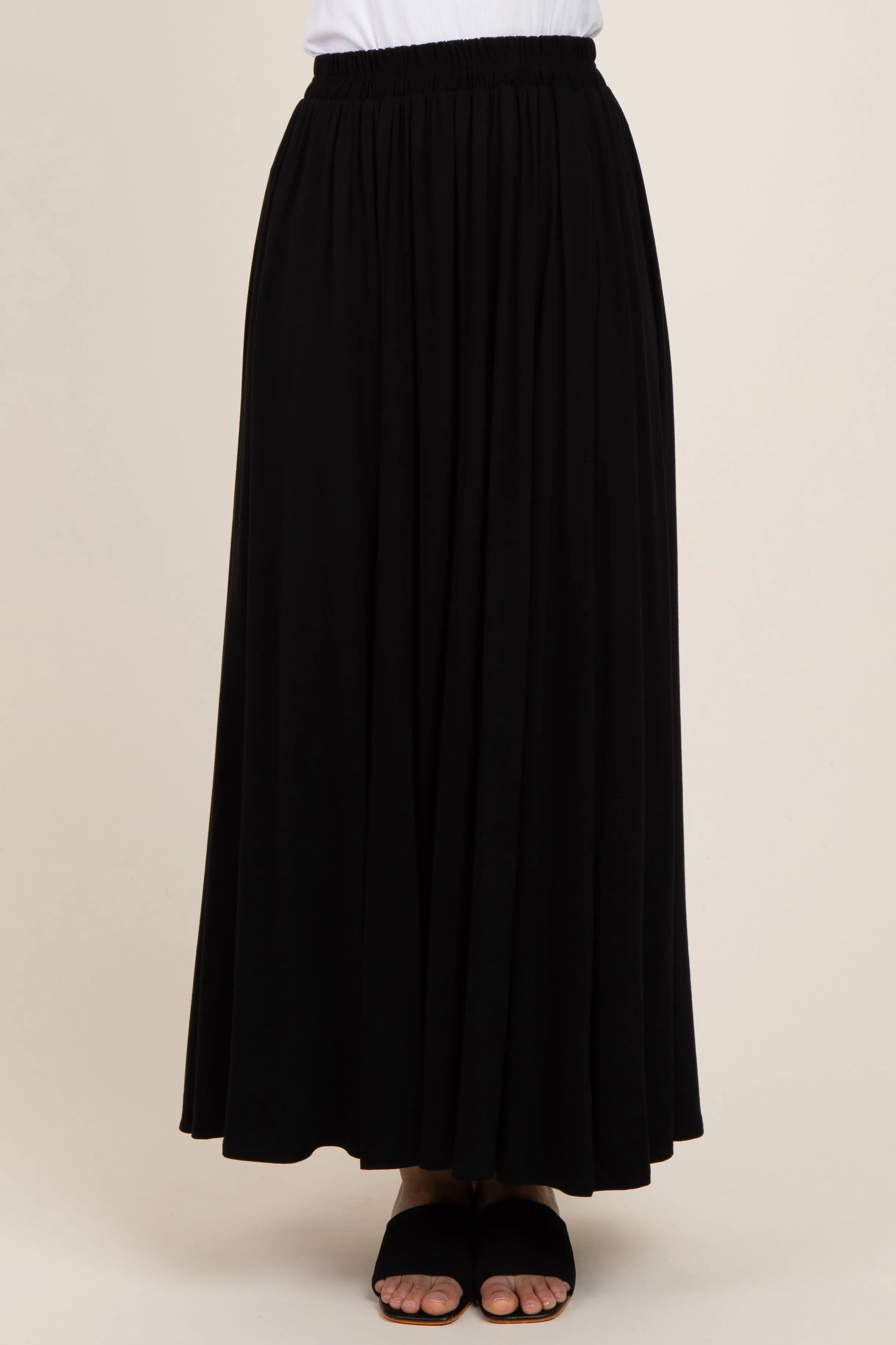 Black Maxi Skirt sold by Pinkblush product image thumbnail 2