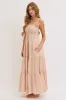 CreamLace Tiered Sleeveless Maxi Dress sold by Pinkblush