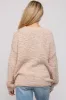 Beige Chunky Loose Knit Maternity Sweater sold by Pinkblush