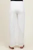 Ivory Ribbed Side Pocket Maternity Lounge Pants sold by Pinkblush