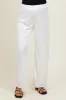 Ivory Ribbed Side Pocket Maternity Lounge Pants sold by Pinkblush
