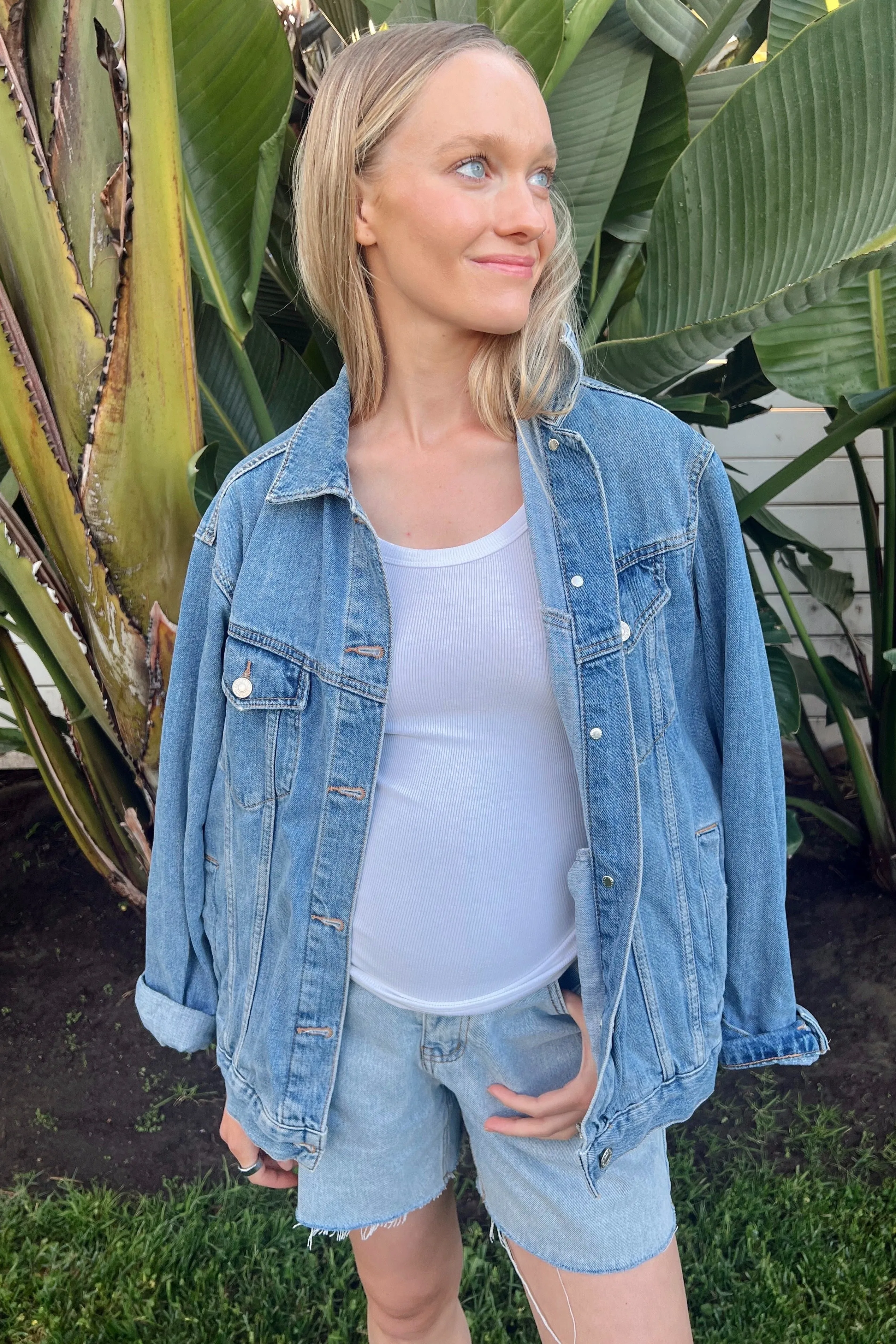 White Ribbed Maternity Tank Top sold by Pinkblush product image thumbnail 5