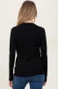 Black Knit Long Button Sleeve Maternity Top sold by Pinkblush