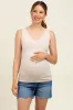 Blue Raw Cut Hem Maternity Jean Shorts sold by Pinkblush