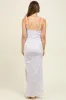 Ivory Spring Floral Print Sleeveless Maternity Dress sold by Pinkblush