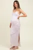 Light Pink Spring Floral Print Sleeveless Maternity Dress sold by Pinkblush