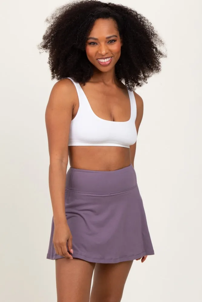 Lavender Back Pleat Skort sold by Pinkblush product image thumbnail 5