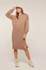 Mocha Sweatshirt Midi Dress sold by Pinkblush