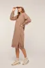 Mocha Sweatshirt Midi Dress sold by Pinkblush