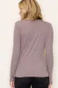 Mocha Ribbed Long Sleeve Top sold by Pinkblush