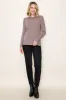Mocha Ribbed Long Sleeve Top sold by Pinkblush