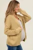 Yellow Chunky Knit Open Maternity Cardigan sold by Pinkblush