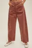 Mauve Corduroy Wide Leg Pants sold by Pinkblush
