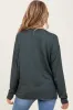 Charcoal Grey Relaxed Fit Maternity Long Sleeve Top sold by Pinkblush