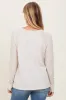 Cream Waffle Knit Long Sleeve Top sold by Pinkblush