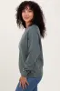 Light Olive French Terry Vintage Wash Pullover sold by Pinkblush