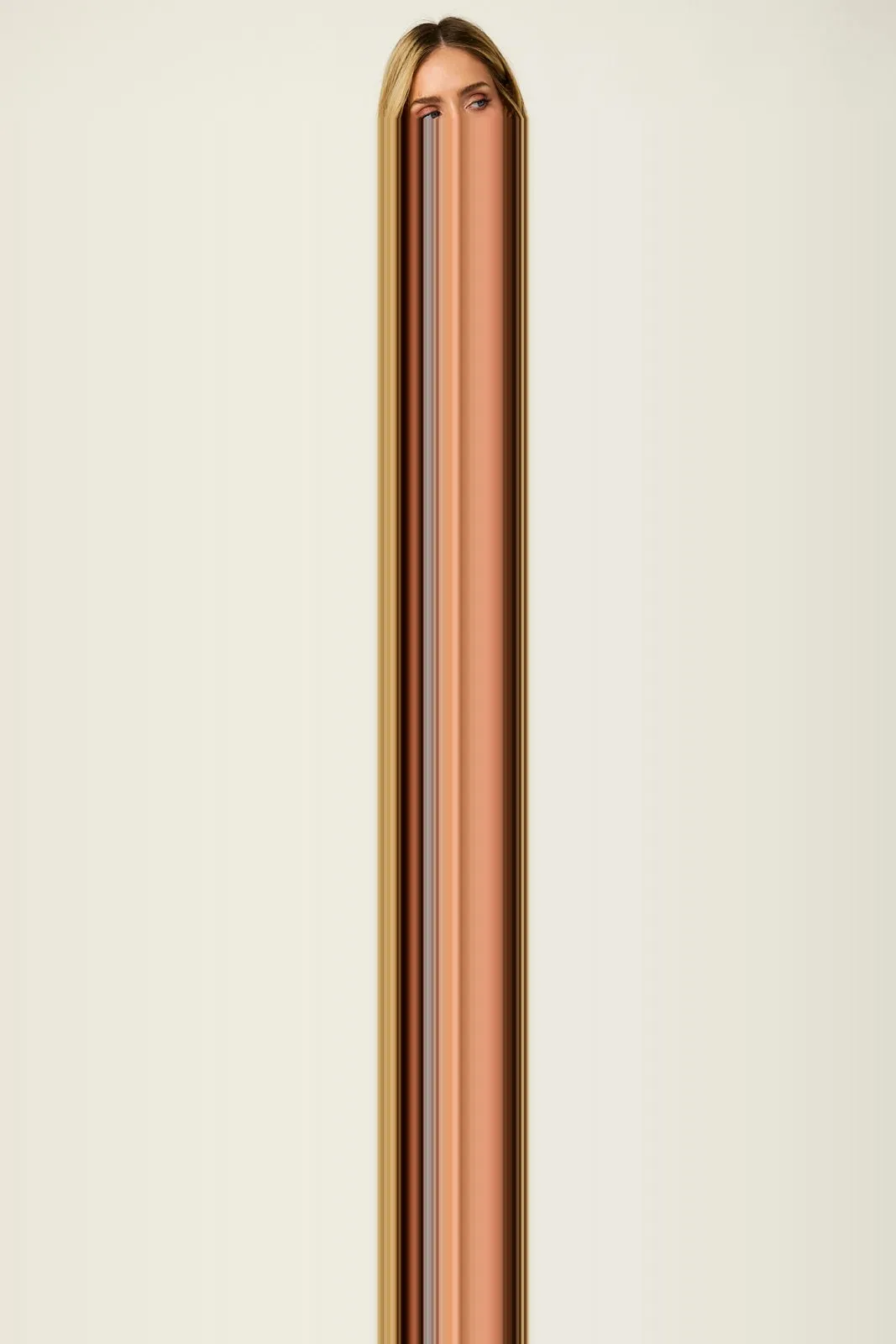 Coffee Long Sleeve Top Pleated Wide Leg Pants Texture Set sold by Pinkblush