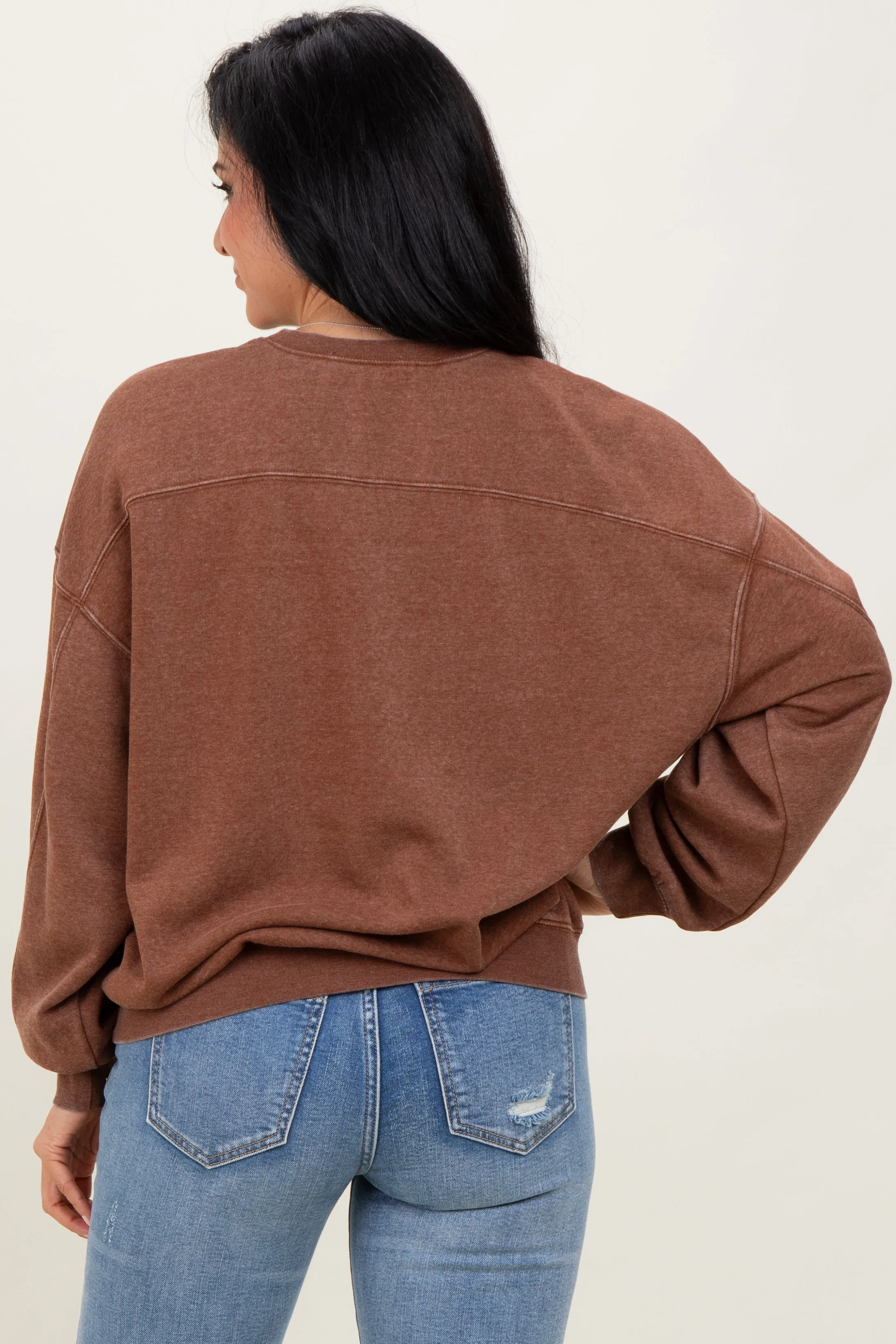Camel Long Sleeve Sweatshirt sold by Pinkblush product image thumbnail 4