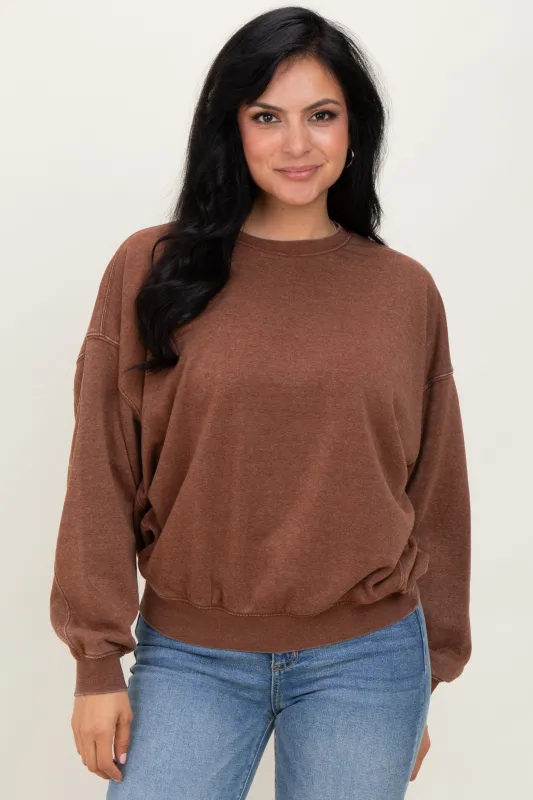 Camel Long Sleeve Sweatshirt sold by Pinkblush