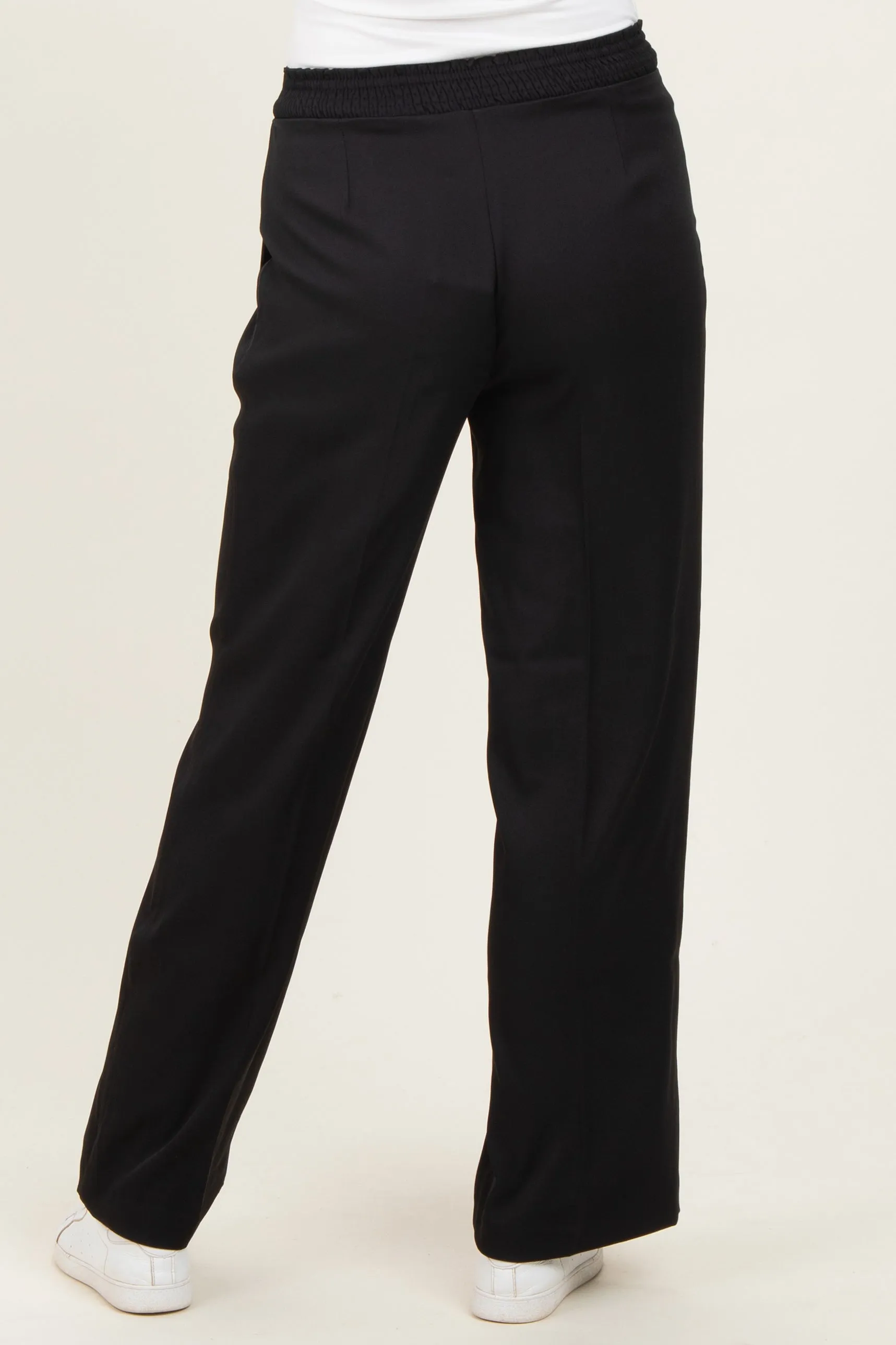Black Wide Leg Trousers sold by Pinkblush product image thumbnail 4