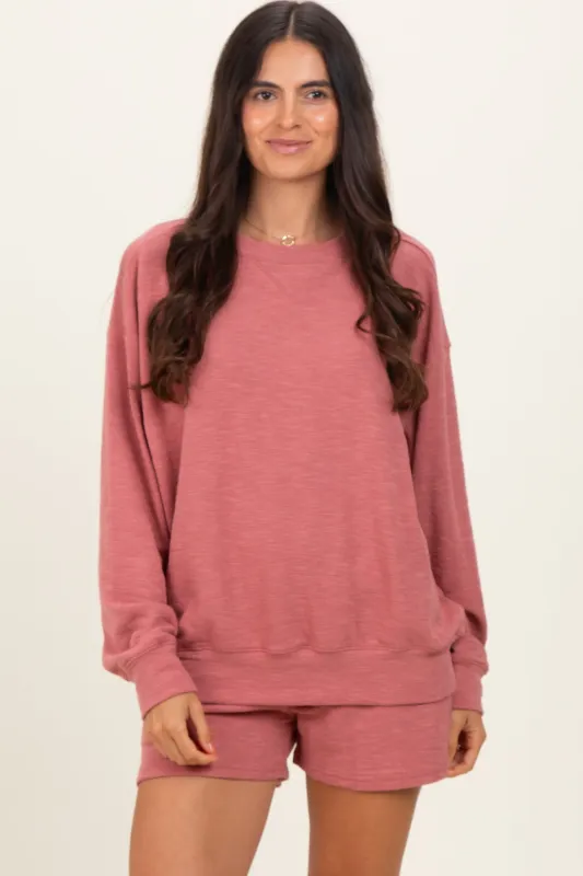 Rose Pullover & Shorts Set sold by Pinkblush