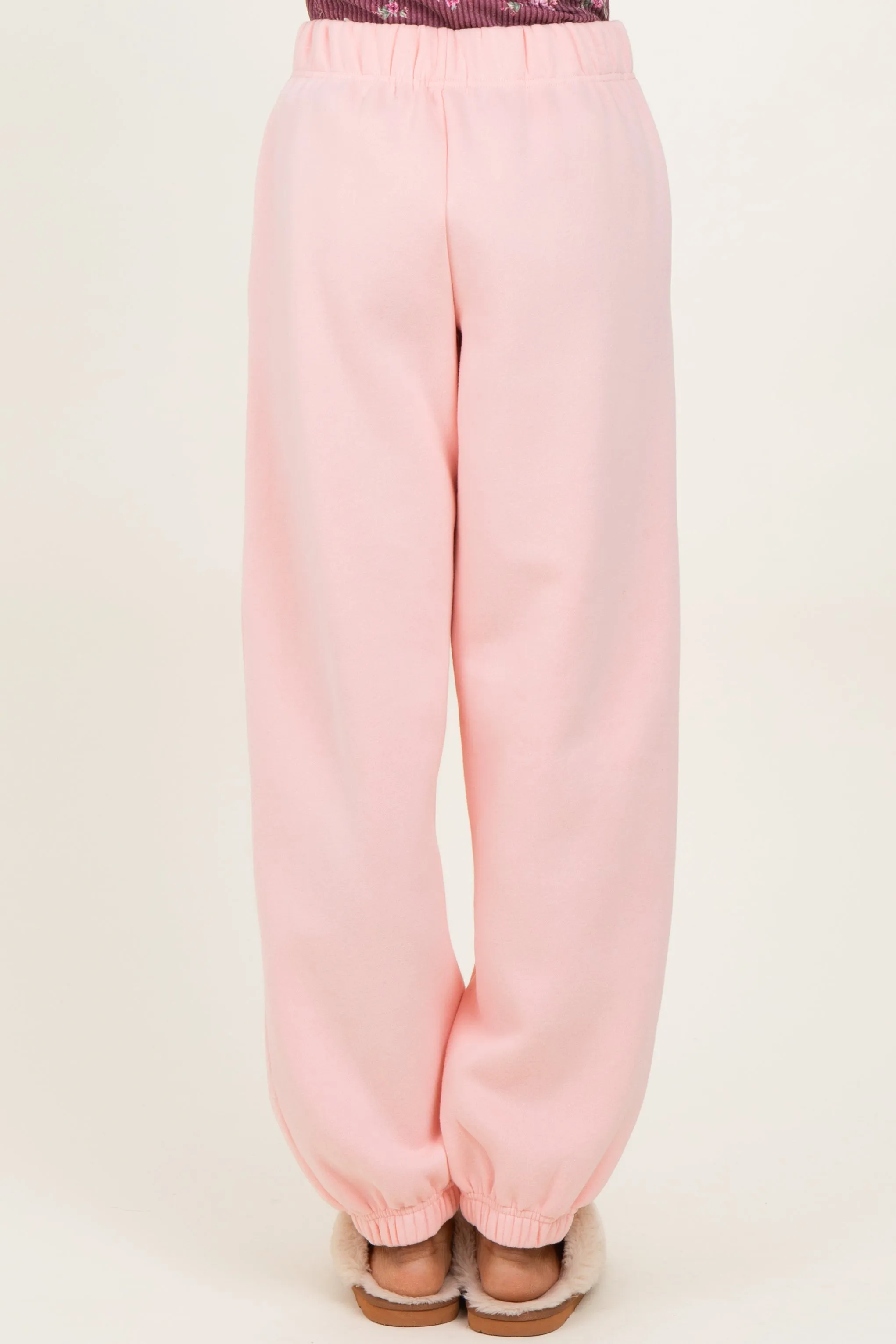 Light Pink Fleece Sweatpants sold by Pinkblush product image thumbnail 4
