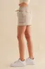 Taupe Cargo Mini Skirt sold by Pinkblush