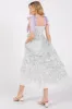 Lavender Floral Ruffle Tiered Maxi Dress sold by Pinkblush