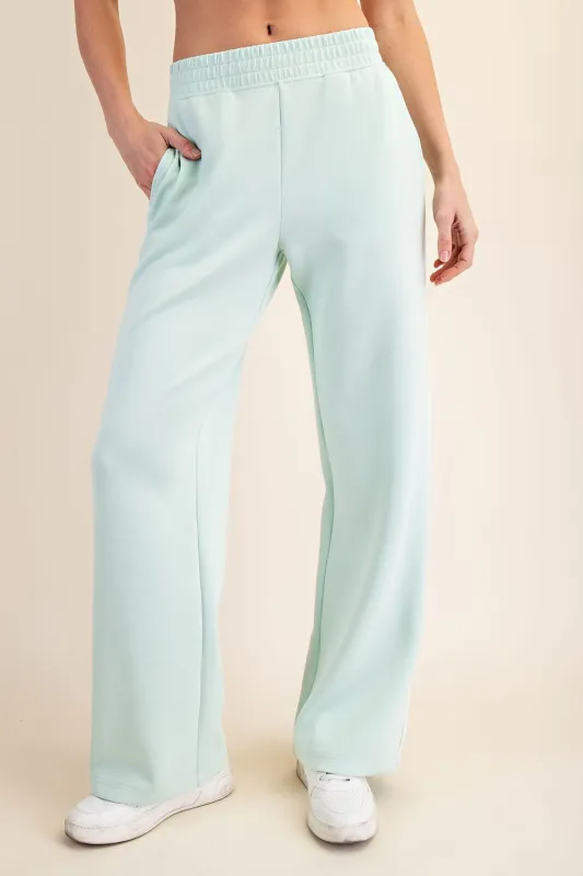 Mint Stripe Detail Lounge Pants sold by Pinkblush