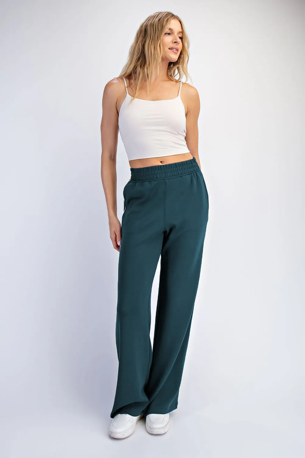 Forest Green Stripe Detail Lounge Pants sold by Pinkblush product image thumbnail 2
