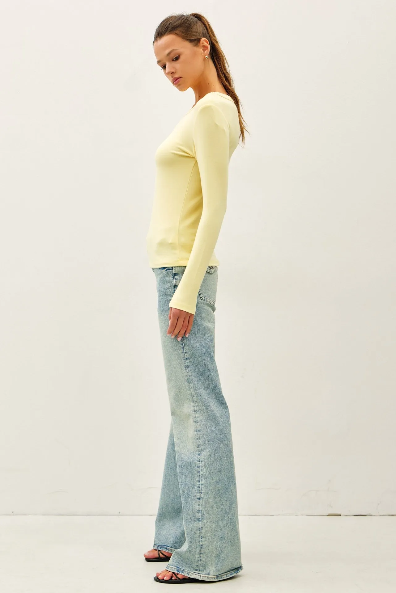 Yellow Long Sleeve Top sold by Pinkblush product image thumbnail 3