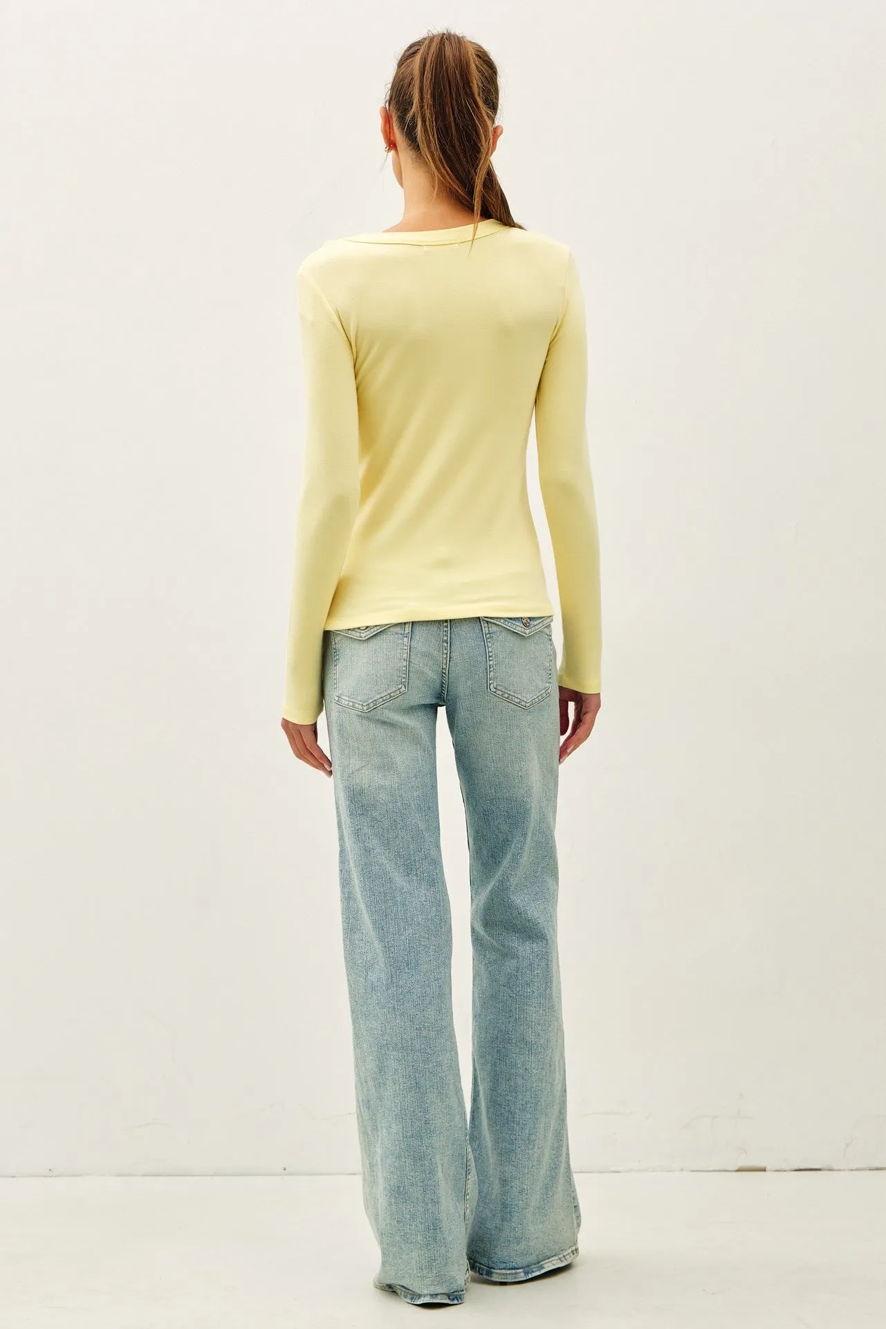 Yellow Long Sleeve Top sold by Pinkblush product image thumbnail 4
