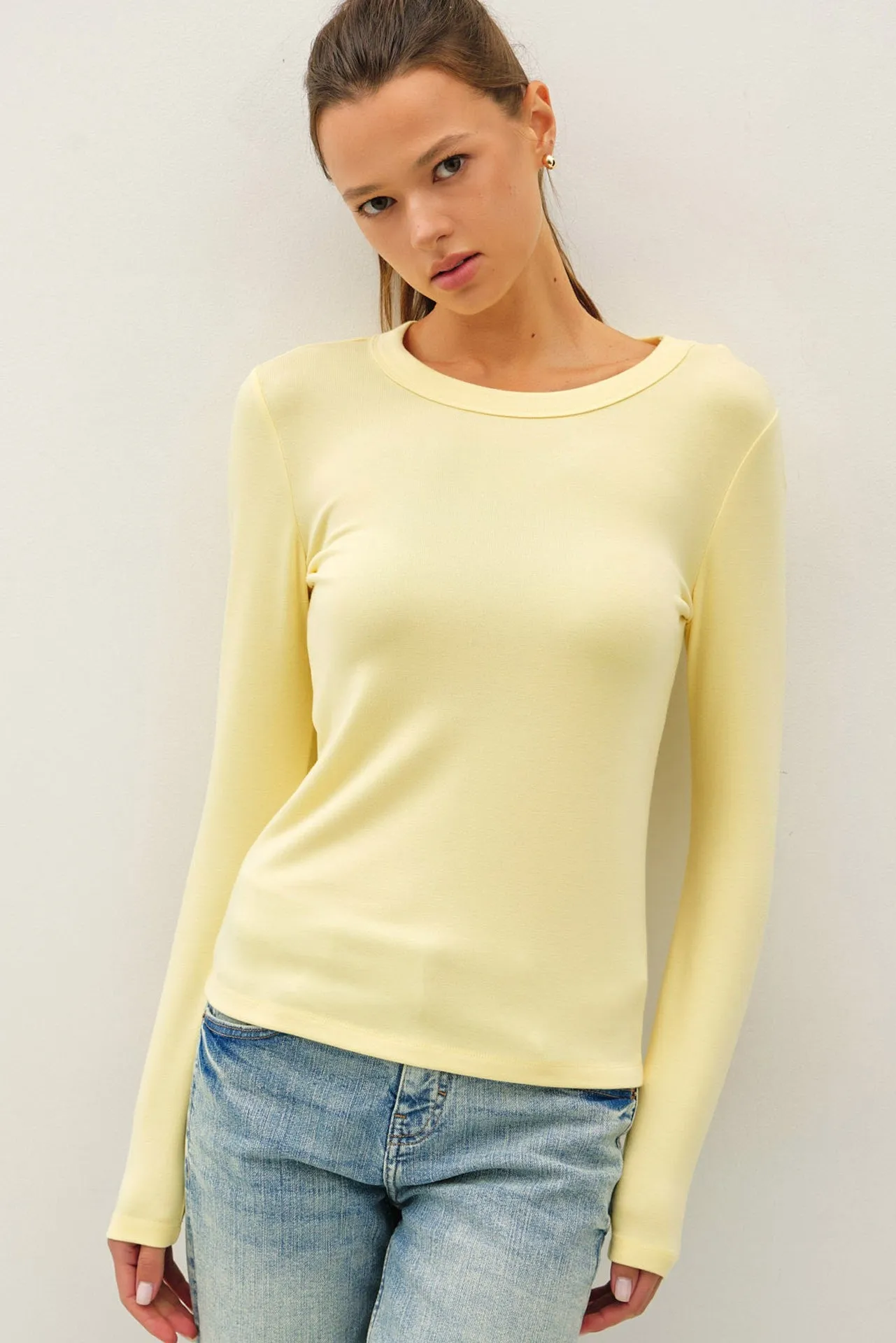 Yellow Long Sleeve Top sold by Pinkblush