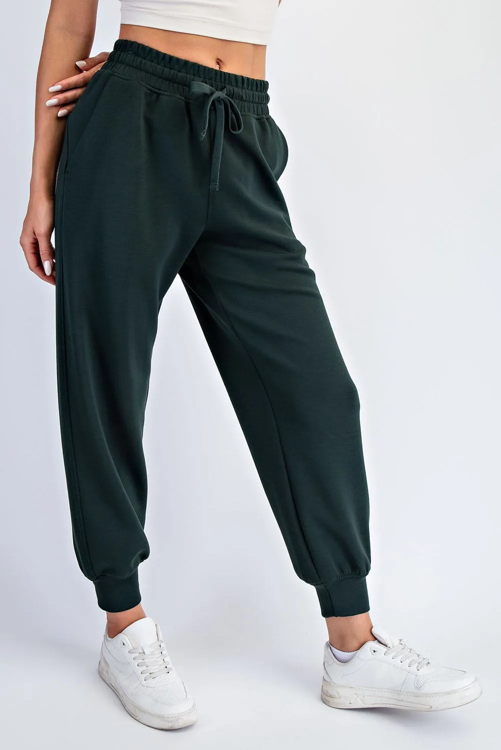 Forest Green Jogger Pants sold by Pinkblush product image thumbnail 3