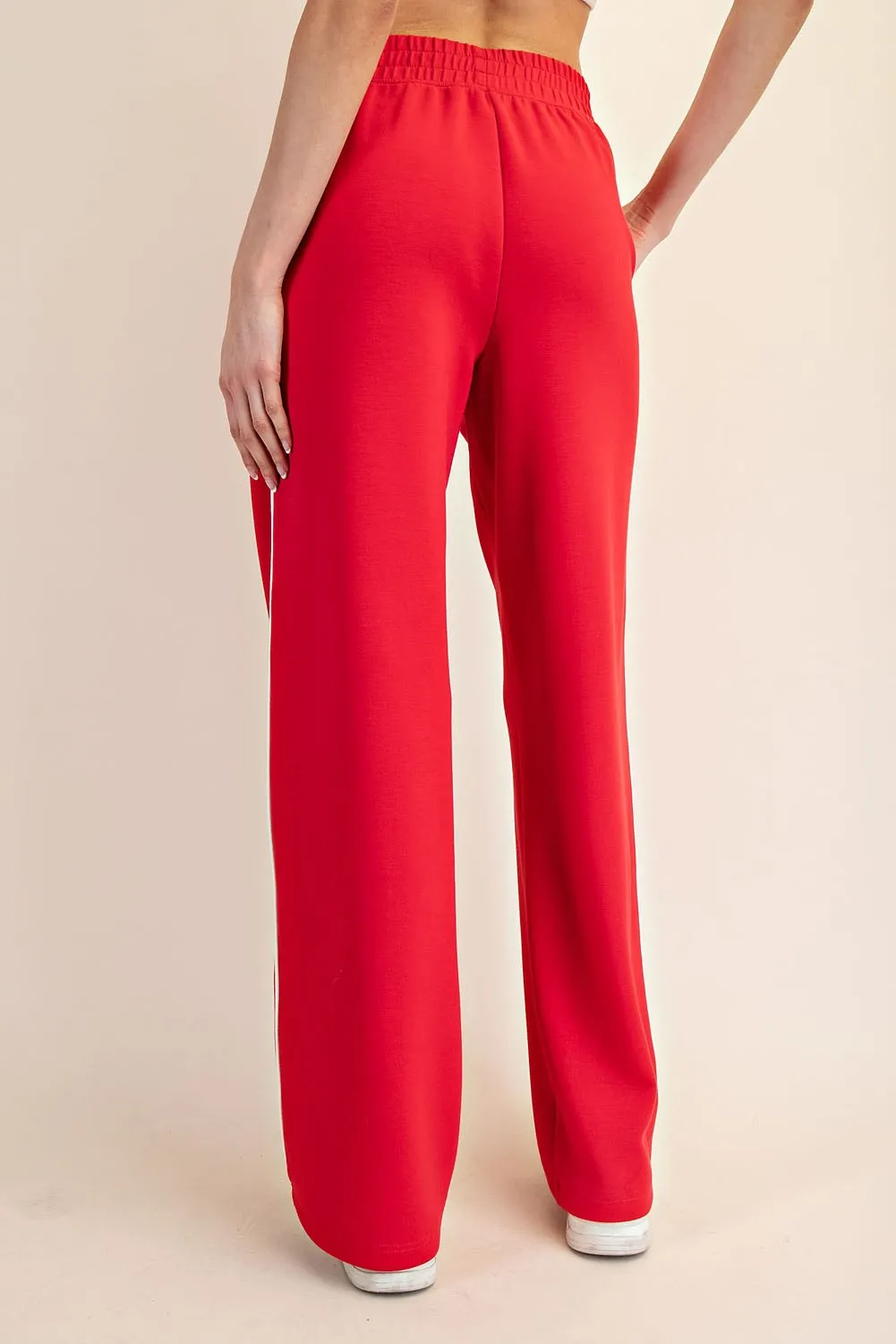 Red Stripe Detail Lounge Pants sold by Pinkblush product image thumbnail 3