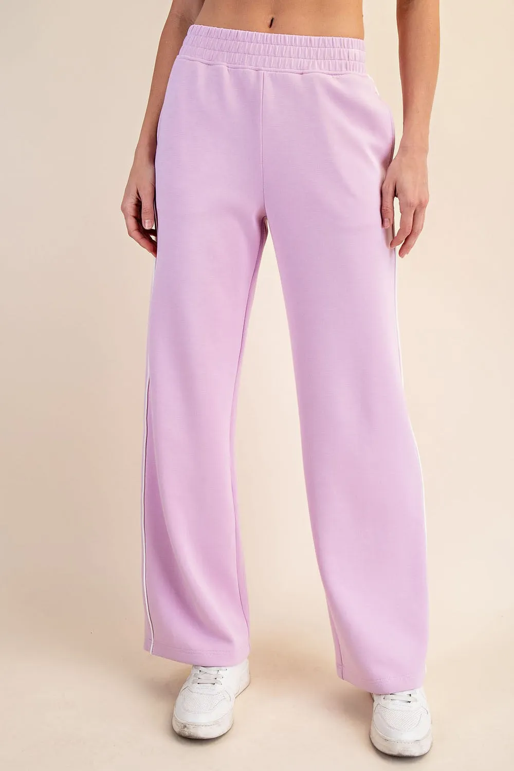 Light Pink Stripe Detail Lounge Pants sold by Pinkblush product image thumbnail 2