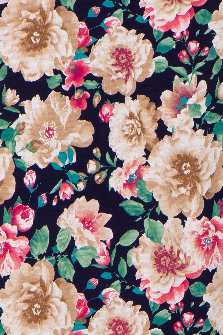 Navy Floral Ruffle Accent Maxi Dress sold by Pinkblush product image thumbnail 4